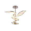 **Technische titel in het Nederlands: Moderne design plafondlamp met spiraalvormige LED-verlichting**
