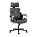 **Ergonomische Bureaustoel met Verstelbare Rugleuning en Hoofdsteun**